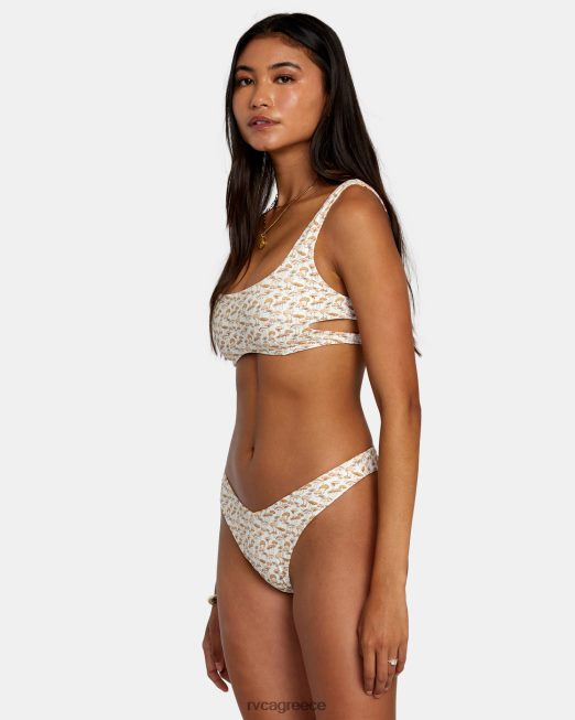 R422N81154 micro magic αναστρέψιμο παντελόνι μπικίνι με ψηλό πόδι RVCA γυναίκες μανταρίνι ζάλη