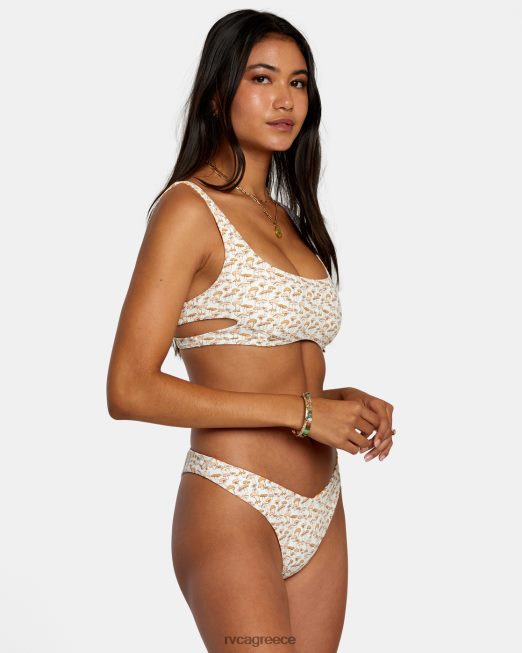 R422N81154 micro magic αναστρέψιμο παντελόνι μπικίνι με ψηλό πόδι RVCA γυναίκες μανταρίνι ζάλη