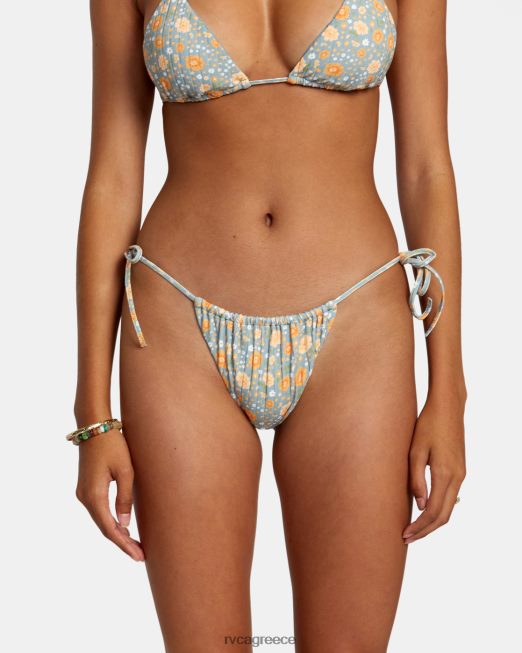 R422N81158 μαμάς φαρδιά rib tie τσιμπημένο πάτο μπικίνι RVCA γυναίκες σχιστόλιθος ζάλη