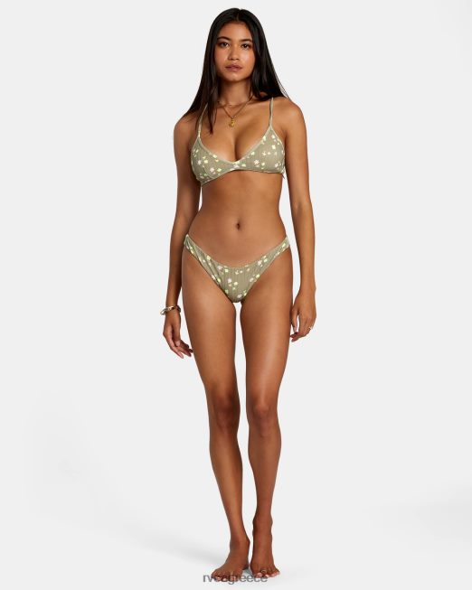 R422N81189 ντεκουπάζ αναιδές παντελόνι μπικίνι RVCA γυναίκες αλοή ζάλη