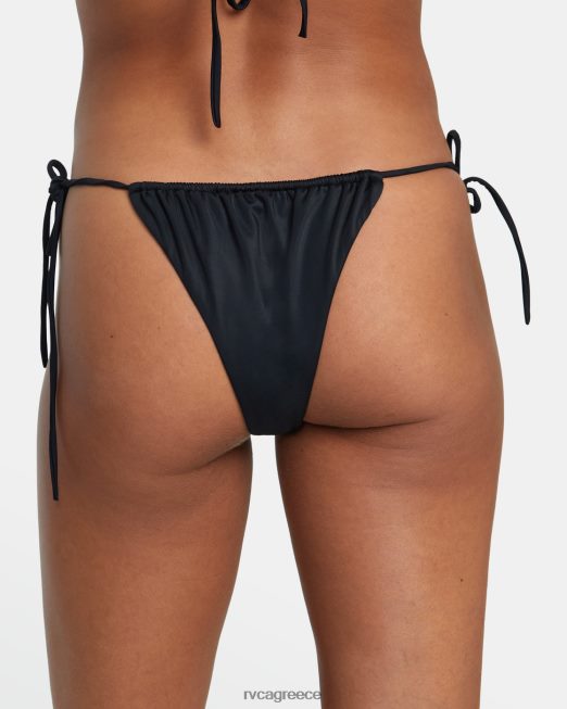 R422N81297 στιβαρή γραβάτα άπαχο μπικίνι RVCA γυναίκες μαύρος ζάλη