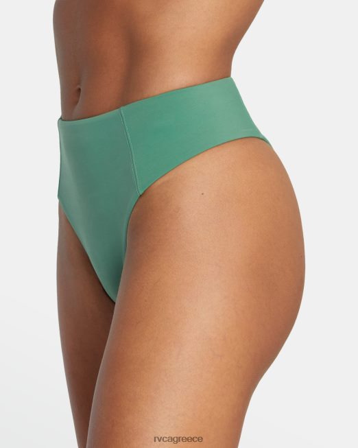 R422N81351 μασίφ ψηλό ανάποδα αναιδή μπικίνι RVCA γυναίκες παλάμη ζάλη