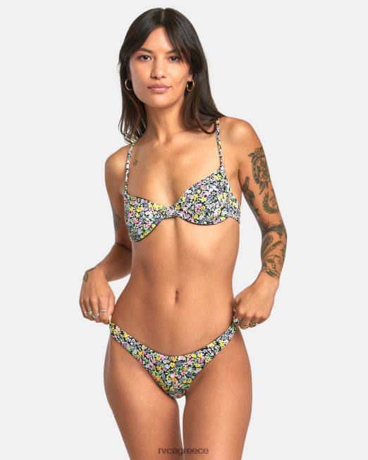 R422N81378 λουλουδάτο παντελόνι μπικίνι εξαιρετικά τσιμπημένο RVCA γυναίκες πολυ ζάλη