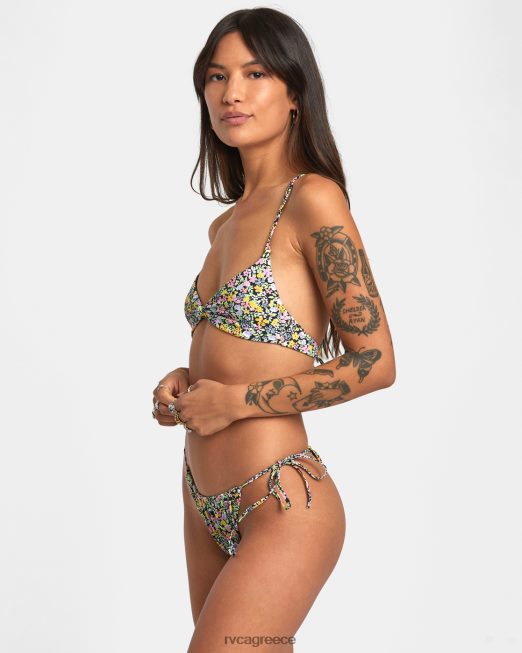 R422N81381 λουλούδι slide γραβάτα μεσαίο μπικίνι RVCA γυναίκες πολυ ζάλη