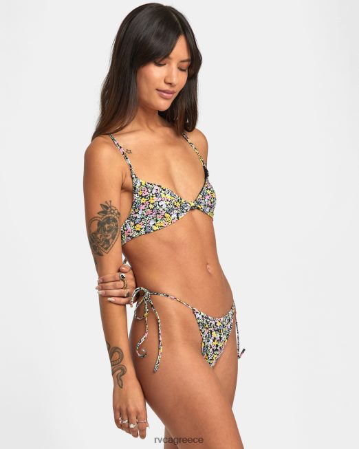 R422N81381 λουλούδι slide γραβάτα μεσαίο μπικίνι RVCA γυναίκες πολυ ζάλη