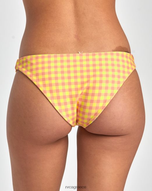 R422N81392 αναστρέψιμο μεσαίο μπικίνι με ηλιοβασίλεμα RVCA γυναίκες λιλικοι ζάλη