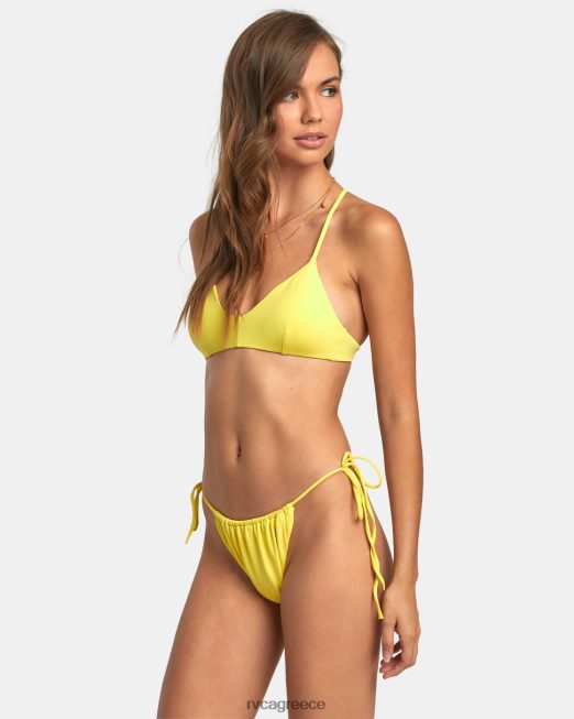 R422N81398 στιβαρή γραβάτα άπαχο μπικίνι RVCA γυναίκες γκουάβα ζάλη
