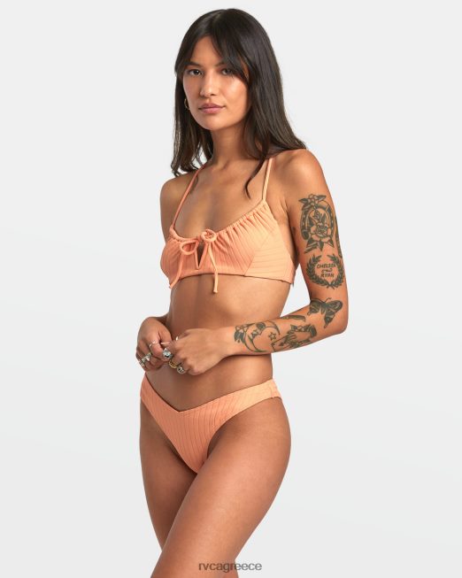 R422N81418 φαρδιά rib μεσαία κάτω μπικίνι RVCA γυναίκες λιλικοι ζάλη