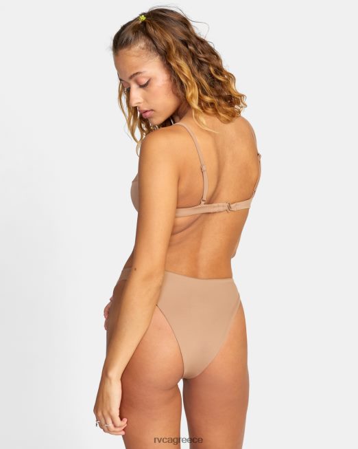 R422N81452 μασίφ γαλλικό μπικίνι RVCA γυναίκες ξύλο ζάλη