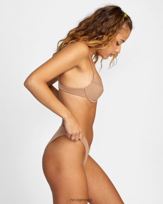 R422N81452 μασίφ γαλλικό μπικίνι RVCA γυναίκες ξύλο ζάλη