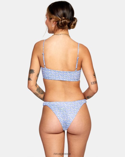 R422N81602 mille γαλλικό παντελόνι μπικίνι RVCA γυναίκες γκρι μωβ ζάλη