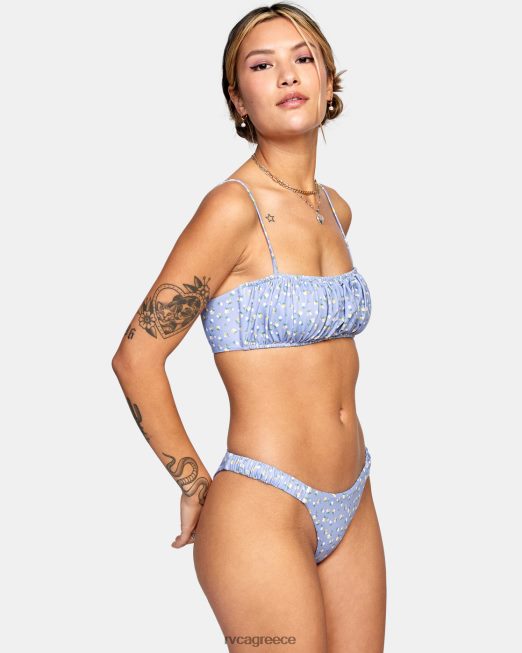 R422N81602 mille γαλλικό παντελόνι μπικίνι RVCA γυναίκες γκρι μωβ ζάλη