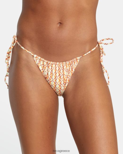 R422N81606 optics slide tie μεσαίο γαλλικό μπικίνι RVCA γυναίκες υστερόλαμπη ζάλη