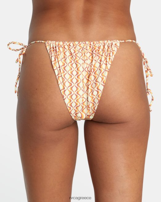 R422N81606 optics slide tie μεσαίο γαλλικό μπικίνι RVCA γυναίκες υστερόλαμπη ζάλη