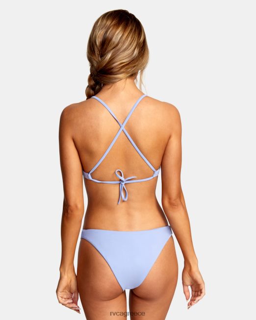 R422N81683 μασίφ γαλλικό μπικίνι RVCA γυναίκες γκρι μωβ ζάλη