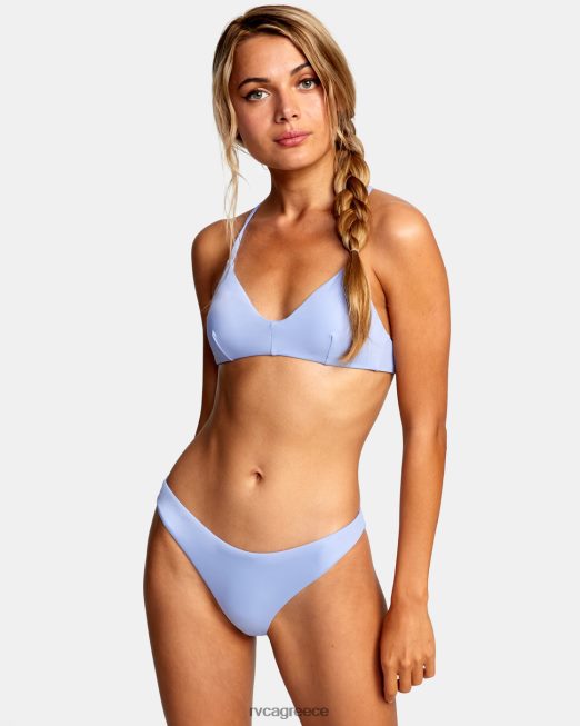 R422N81683 μασίφ γαλλικό μπικίνι RVCA γυναίκες γκρι μωβ ζάλη