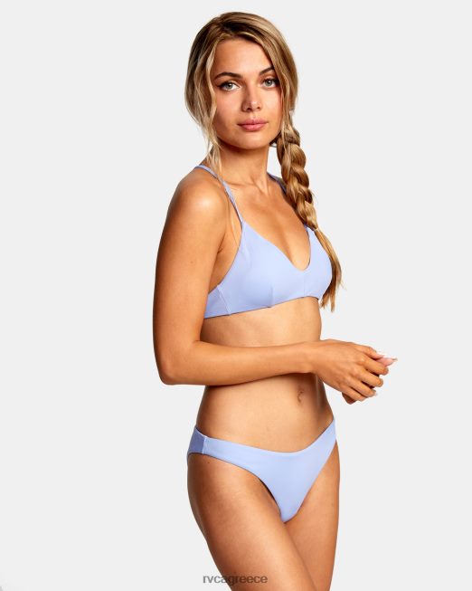 R422N81683 μασίφ γαλλικό μπικίνι RVCA γυναίκες γκρι μωβ ζάλη