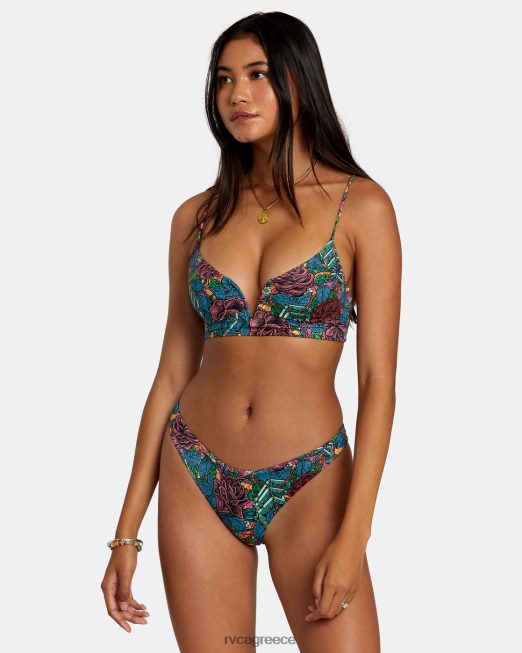 R422N8243 ander μεσαίο ψηλό κάτω μέρος για μπικίνι RVCA γυναίκες πολυ ζάλη