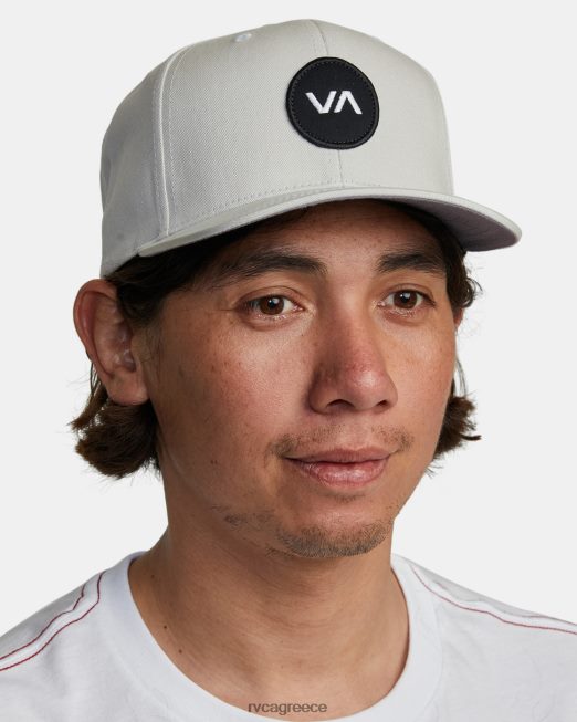 R422N8322 va patch snapback καπέλο RVCA άνδρες καπνός αξεσουάρ