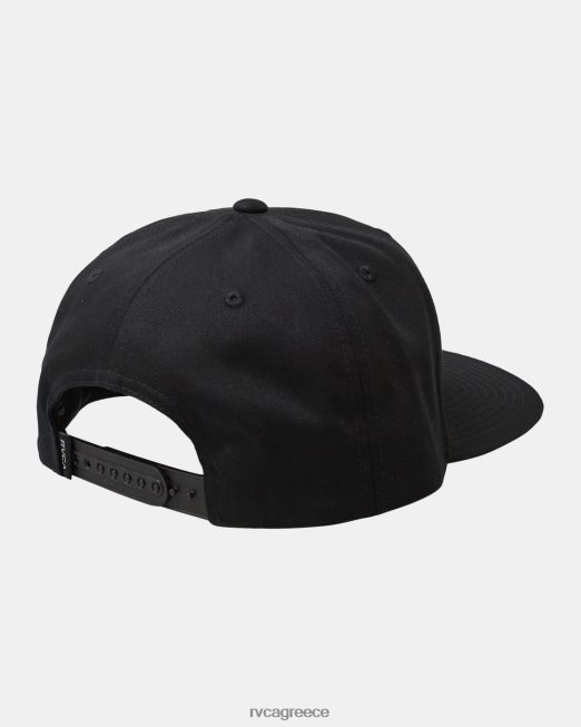 R422N840 καπέλο snapback RVCA άνδρες μαύρος αξεσουάρ