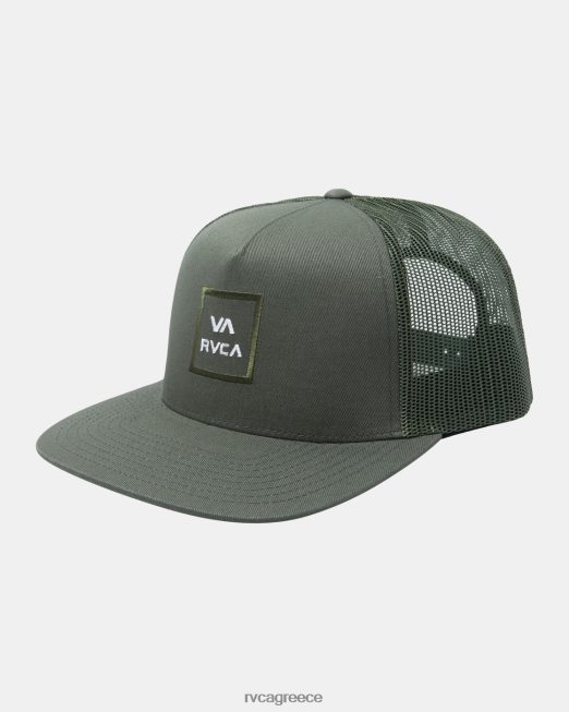 R422N8423 va all the way trucker καπέλο RVCA άνδρες νεφρίτης αξεσουάρ
