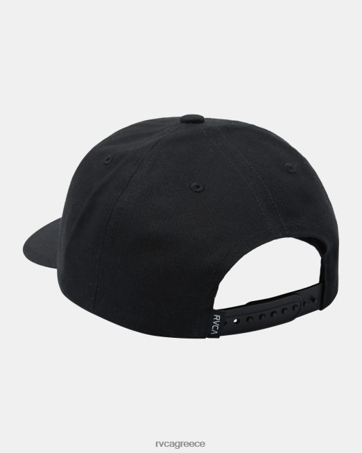 R422N8472 καπέλο snapback dayshift RVCA άνδρες μαύρος αξεσουάρ