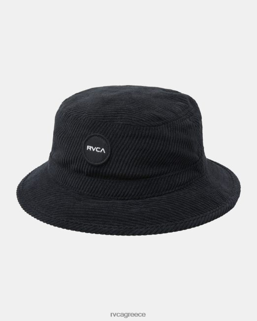 R422N8491 καπέλο κουβά με χοντρό κορδόνι RVCA άνδρες πειρατικό μαύρο αξεσουάρ