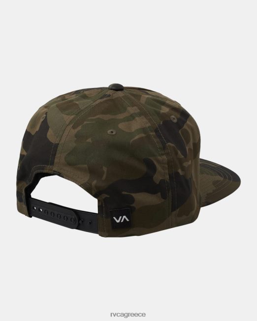 R422N8805 Κοινοπολιτειακό καπέλο snapback RVCA άνδρες camo αξεσουάρ