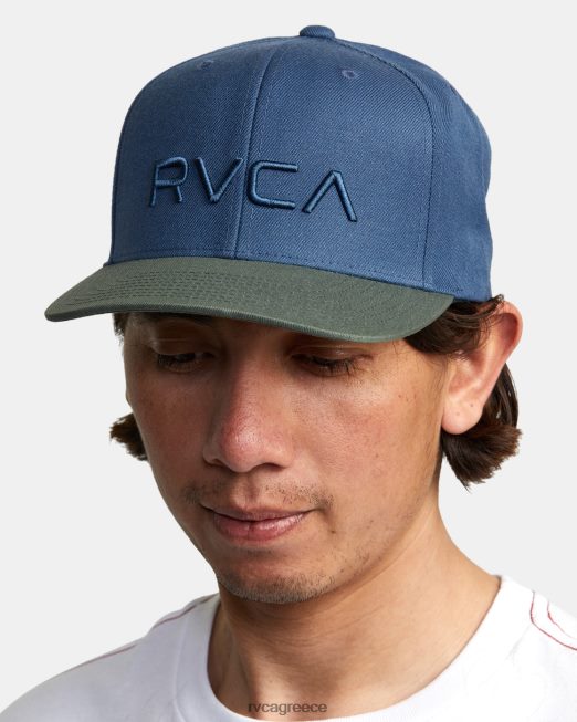 R422N8865 twill snapback ii καπέλο RVCA άνδρες ελιά αξεσουάρ
