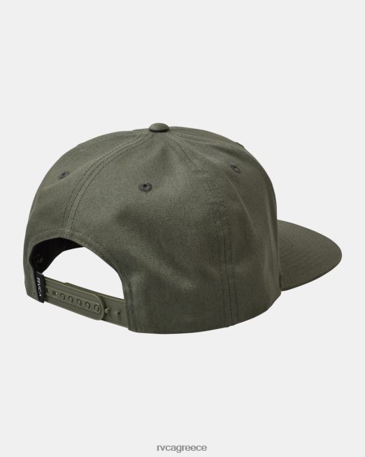 R422N890 sunswell snapback καπέλο RVCA άνδρες ελιά αξεσουάρ