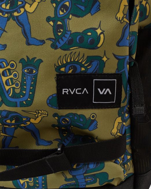 R422N8120 Curb skate 29 l skate backpack RVCA άνδρες αβοκάντο αξεσουάρ