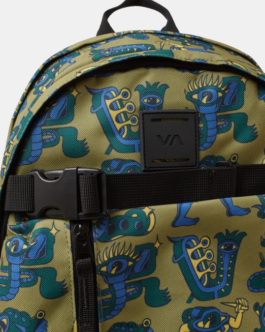 R422N8120 Curb skate 29 l skate backpack RVCA άνδρες αβοκάντο αξεσουάρ