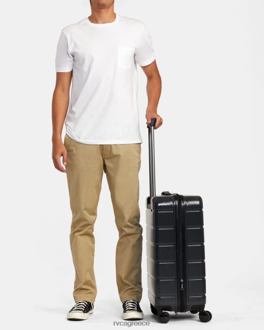 R422N8600 va βαλίτσα σκληρής βαλίτσας με μεσαίο ρολό RVCA άνδρες μαύρος αξεσουάρ