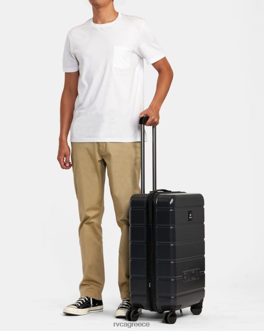 R422N8600 va βαλίτσα σκληρής βαλίτσας με μεσαίο ρολό RVCA άνδρες μαύρος αξεσουάρ