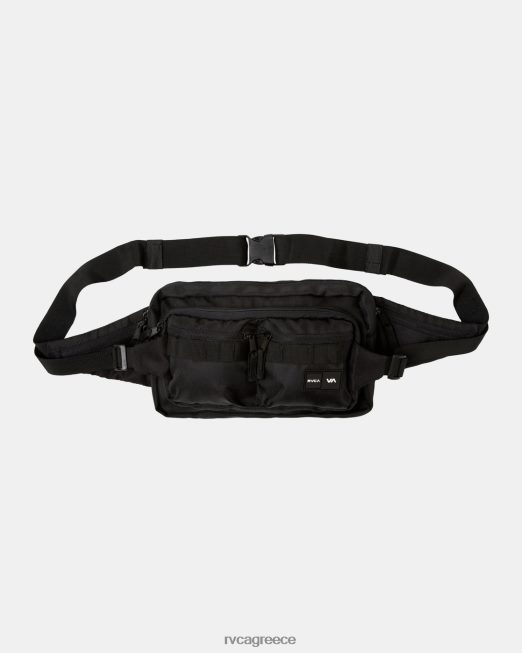 R422N8809 συσκευασία μέσης deluxe fanny pack RVCA άνδρες μαύρος αξεσουάρ