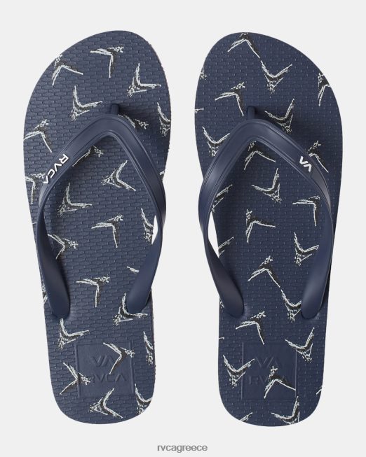 R422N8800 σανδάλια legend και mana RVCA άνδρες κυκλοθυμικό μπλε παπούτσια