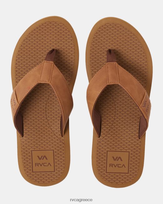 R422N8944 σαγιονάρες άμμου RVCA άνδρες βυρσοδέψω παπούτσια