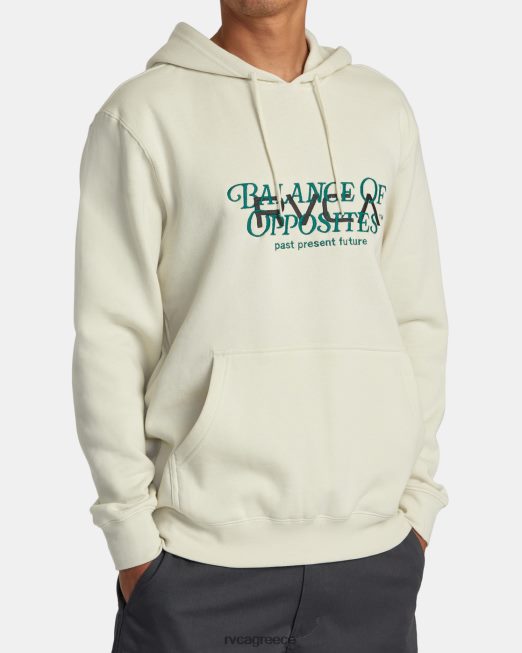 R422N8106 κουκούλα μεγάλης ισορροπίας RVCA άνδρες ασημί χλωρίνη είδη ένδυσης