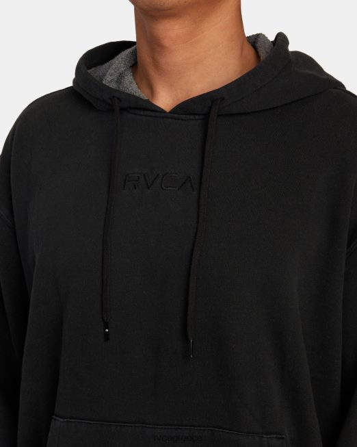 R422N8474 ptc hoodie RVCA άνδρες μαύρος είδη ένδυσης