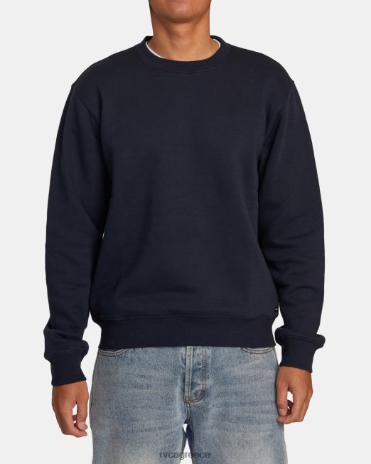 R422N8545 φούτερ ημέρας RVCA άνδρες νέο ναυτικό είδη ένδυσης