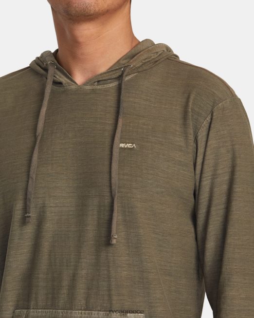 R422N8574 ριγέ κουκούλα ptc RVCA άνδρες μανιτάρι είδη ένδυσης