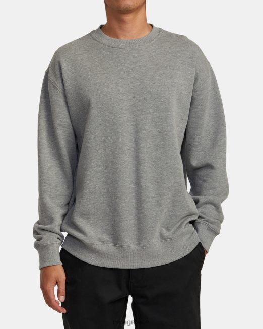R422N8973 φούτερ day shift crewneck RVCA άνδρες αθλητικό ρείκι είδη ένδυσης