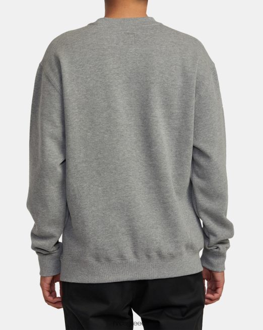 R422N8973 φούτερ day shift crewneck RVCA άνδρες αθλητικό ρείκι είδη ένδυσης