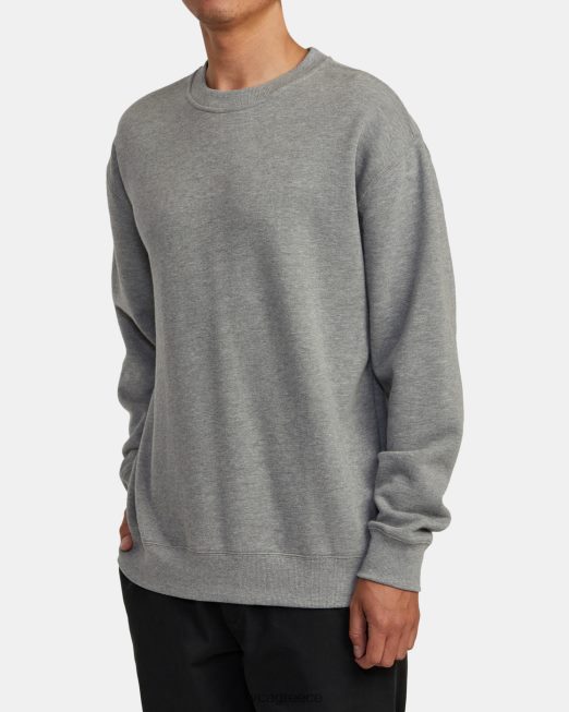R422N8973 φούτερ day shift crewneck RVCA άνδρες αθλητικό ρείκι είδη ένδυσης