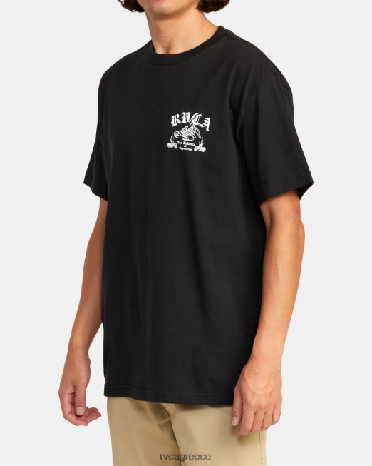 R422N81030 μπλουζάκι σκορπ RVCA άνδρες μαύρος είδη ένδυσης