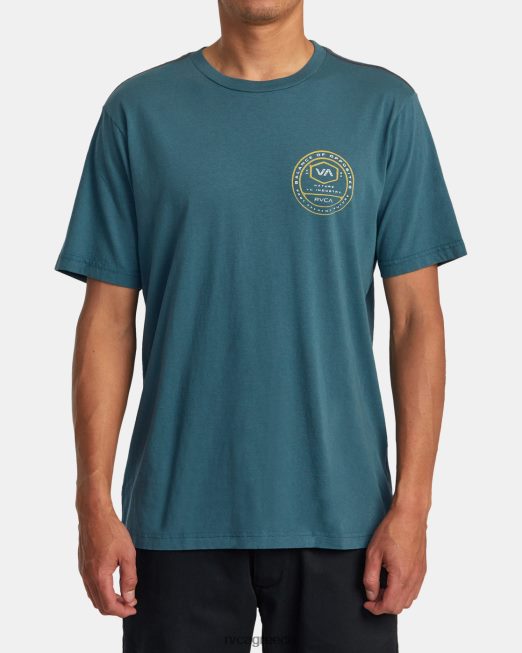 R422N8114 τσάντα μπλουζάκι RVCA άνδρες μπλε πάπιας είδη ένδυσης