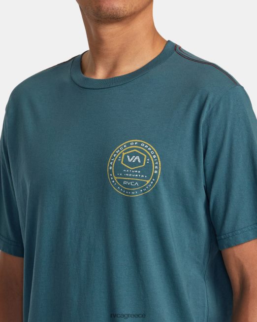 R422N8114 τσάντα μπλουζάκι RVCA άνδρες μπλε πάπιας είδη ένδυσης