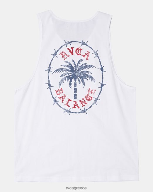 R422N8130 δεξαμενή από σύρμα φοίνικας RVCA άνδρες άσπρο είδη ένδυσης