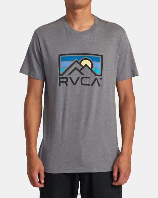R422N8142 horizon ind tee RVCA άνδρες καπνός είδη ένδυσης