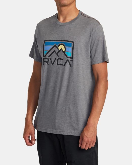 R422N8142 horizon ind tee RVCA άνδρες καπνός είδη ένδυσης
